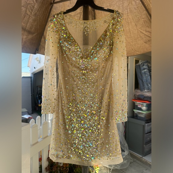 Gorgeous sequence and rhinestone dress - Picture 1 of 3